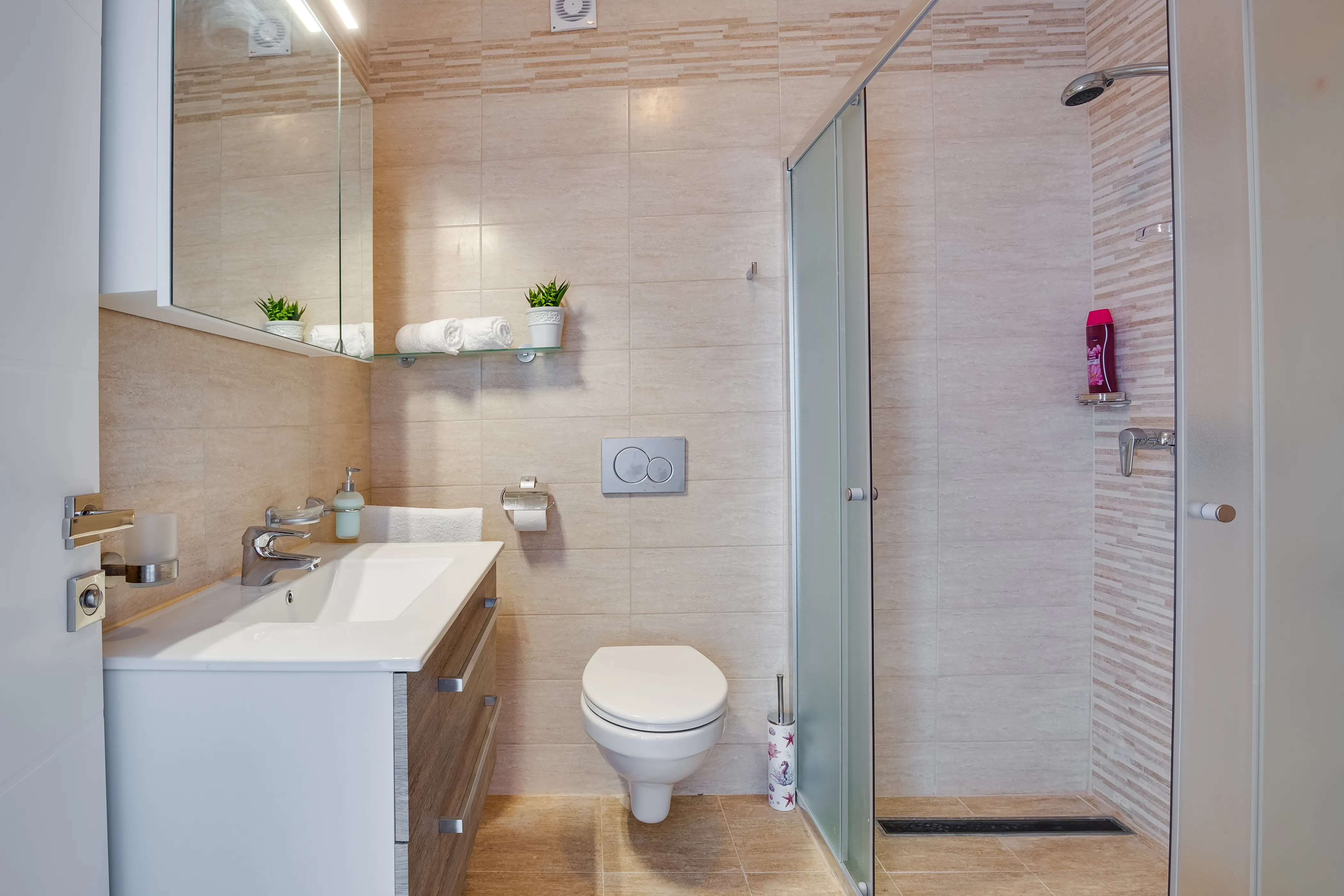 Bathroom of the three bedroom apartment