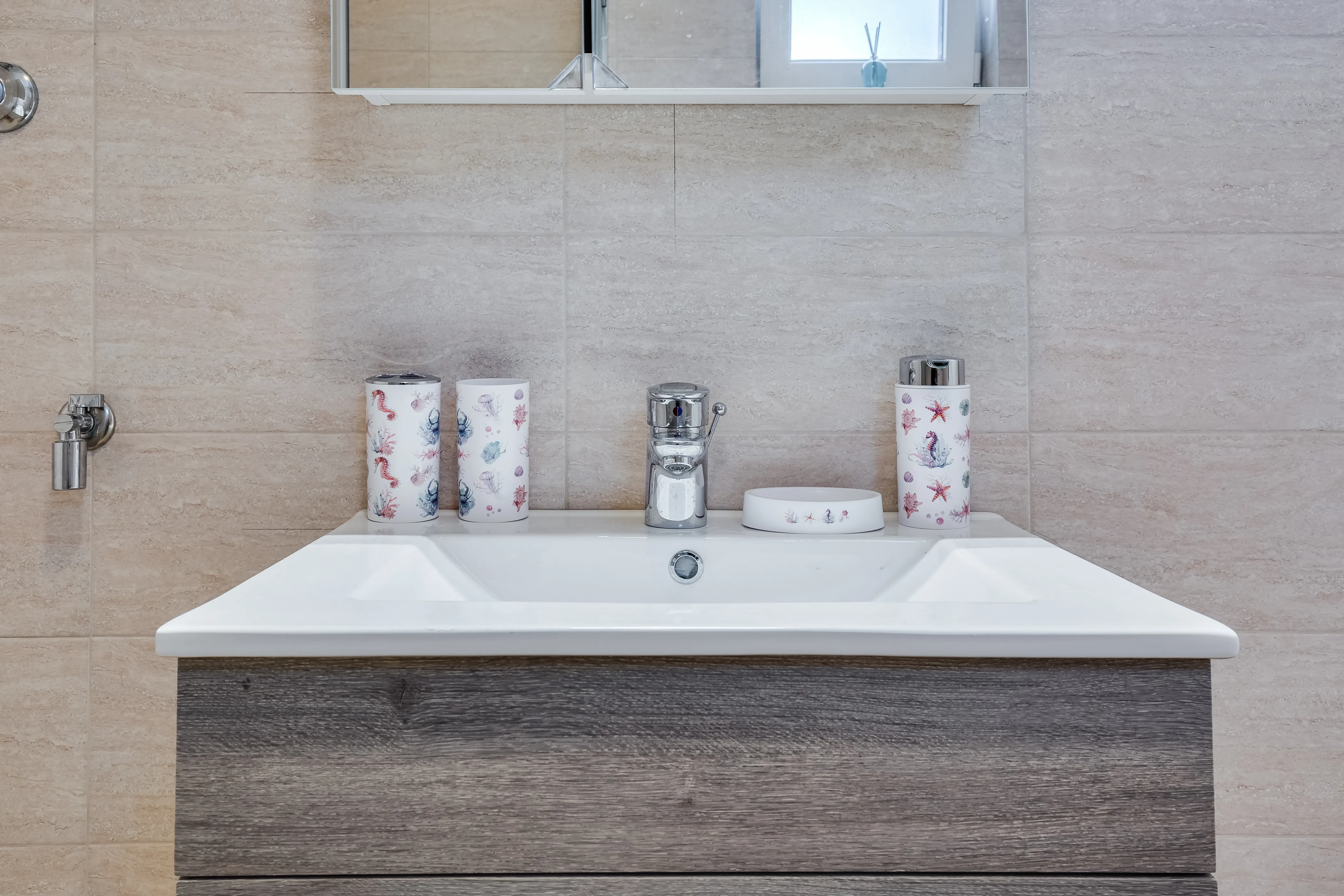Bathroom of the sea view apartment
