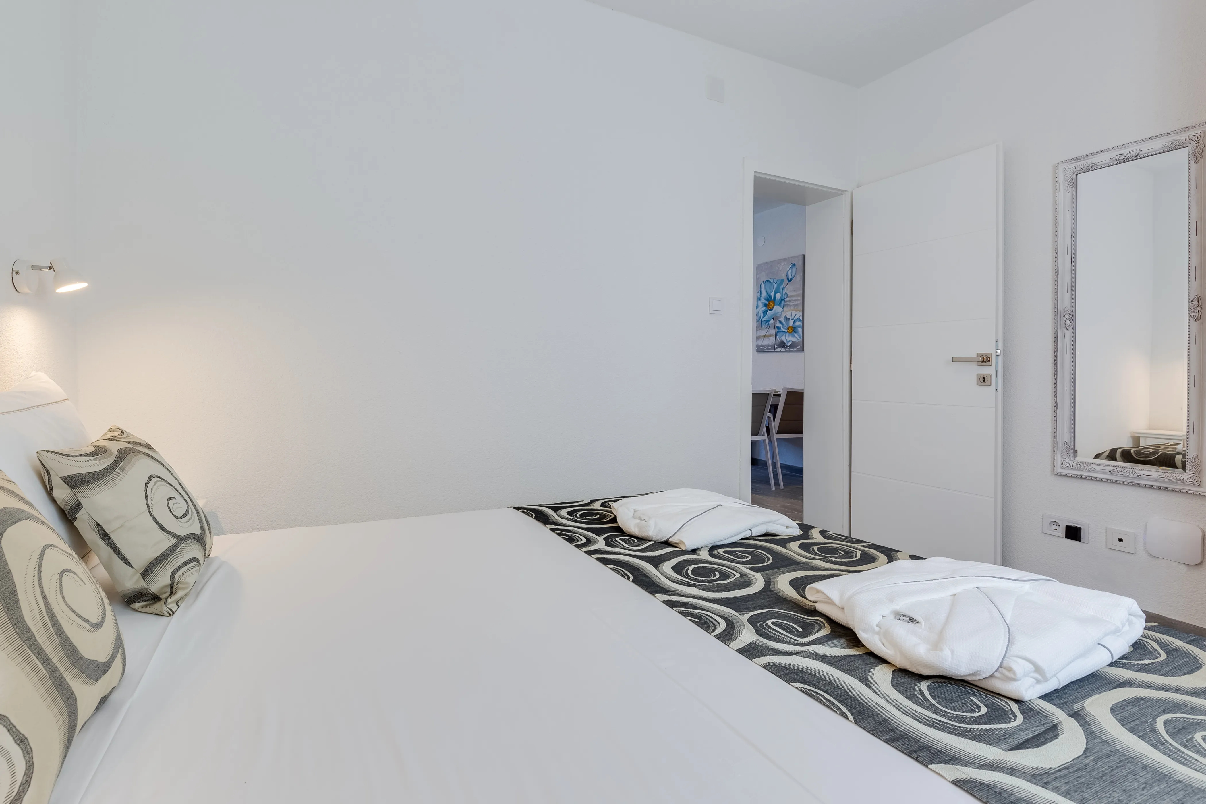 Double bedroom of the sea view apartment